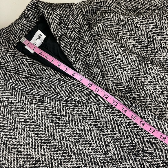 NEW Steve Madden Zoey Jacket Womens Large Black White 1 Button NWOT - Picture 9 of 10